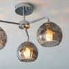Lampa sufitowa Endon Lighting Dimple 97971 chrom