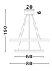 Lampa wisząca Luces Exclusivas BANE - czarny i złoty LE43226