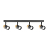 Kinkiet Zuma Line OB-2204BD-4-BK FORI LISTWA CZARNA-ZŁOTA/BLACK-GOLD