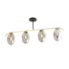 Lampa sufitowa FINES 4 Emibig 1280/4 czarny/złoty