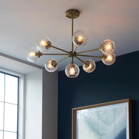 Lampa wisząca Endon Lighting Allegra 103172 mosiądz