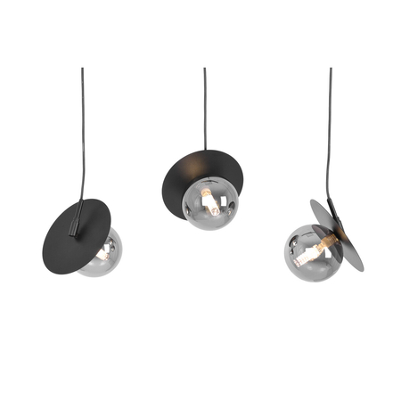 Lampa wisząca Kaja FERMI K-5384 czarny, grafitowy