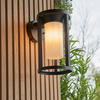 Kinkiet zewnętrzny Endon Lighting Braden 96916 czarny