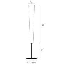 Lampa podłogowa Casablanca FL01-S192A Flute