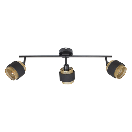 Spot Italux Renez SPL-95820-3 Czarny, złoty, tkanina
