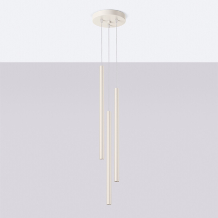 Sollux Lighting Lampa wisząca PASTELO 3P biała SL.0467