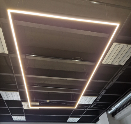 Lampa liniowa LED Abigali Rectangle System double side prostokąt CW