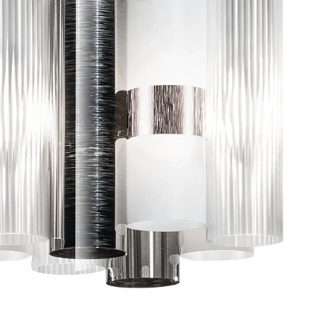 Lampa wisząca Slamp LA LOLLO LINEAR 100 - PEWTER LALSXXLPWT01T00NMTEU szary