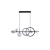 Lampa wisząca Zuma Line MD2448-7B-3BGD TAREMI LAMPA WISZĄCA CZARNA-ZŁOTA/BLACK-GOLD