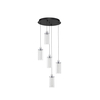 Lampa wisząca Luces Exclusivas LE44218 czarny, srebrny i odcienie srebra
