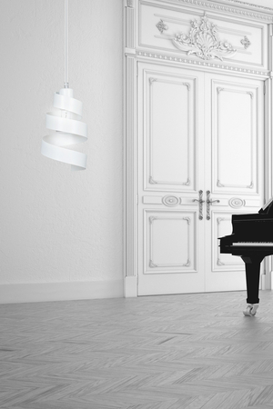 Lampa wisząca SAGA 1 WHITE Emibig 351/1 biały