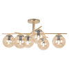 Lampa sufitowa Kaja GRAND K-5414 złoty, bursztynowy