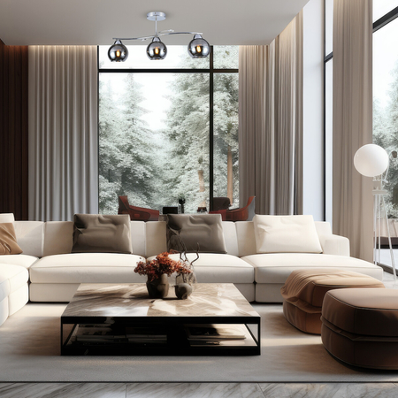 Milagro Lampa sufitowa Connor 3xE27 MLP0874 CHROM