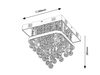 Lampa sufitowa Rabalux Pallas 2238 chrom