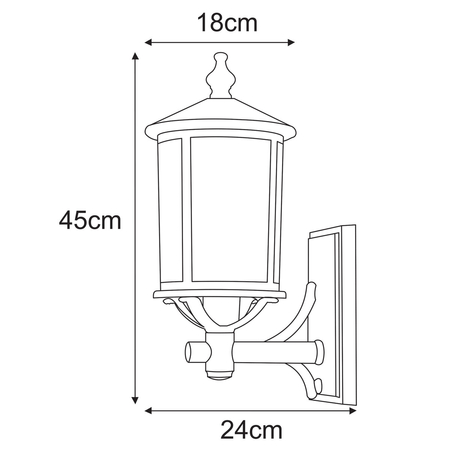 Kinkiet Kaja MIAMI K-8220 czarny