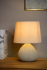 Lampa stołowa Lucide RAMZI beżowy 47506/81/38
