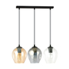 Lampa wisząca ISTAR 3 BL MIX Emibig 678/3 czarny/złoty