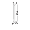 Lampa ogrodowa Luces Exclusivas CARMIZO LE75108 czarny