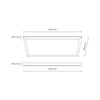 Eko-Light PANEL LED 30x60 - 24W EKP1812 BIAŁY