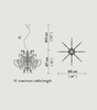 Lampa wisząca Slamp LIL14SOS0000TT Lillibet Transparent