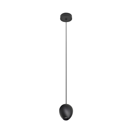 Lampa wisząca OVUM 1 PENDANT BLACK Azzardo AZ3095 czarny