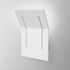 Kinkiet AQForm Camber Square Rift LED Wall Biały Struktura