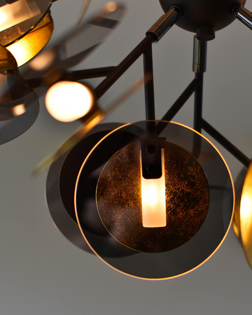 Lampa wisząca By Rydens Turno 4202080-4002 matowy czarny