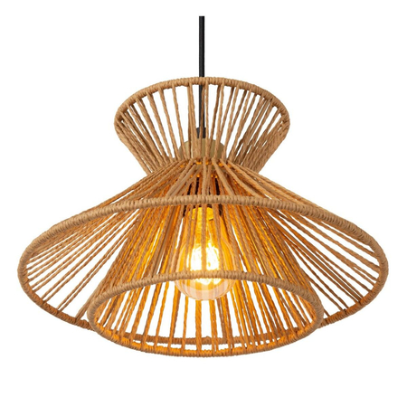 Lampa wisząca Lucide TASMAN 10420/03/72 drewniany