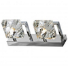 Kinkiet RUBIC 2 WALL Azzardo AZ0491 clear / chrome