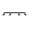 Sollux Lighting Plafon NERO 6 czarny/chrom SL.1068