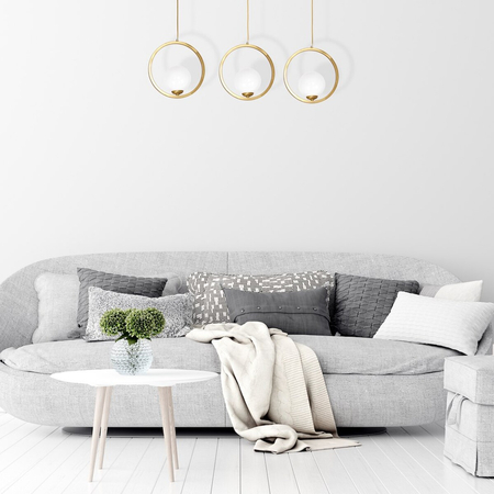 Milagro Lampa wisząca VIENNA 3xE14 MLP5574 Mosiądz