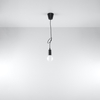 Sollux Lighting Lampa wisząca DIEGO 1 czarna SL.0572