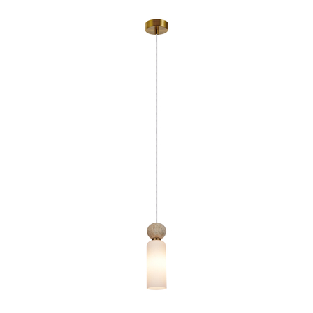 Lampa wisząca Italux Santos PND-95331-1-BRSS Mosiężny