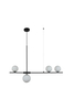 Lampa wisząca SANTANDER BK Azzardo AZ4418 sandy black