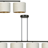 Lampa wisząca HILDE 4 BL WHITE Emibig 1052/4 biały/czarny