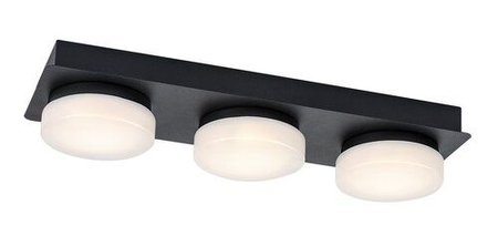 Lampa łazienkowa Rabalux Attichus 75003 czarny matowy