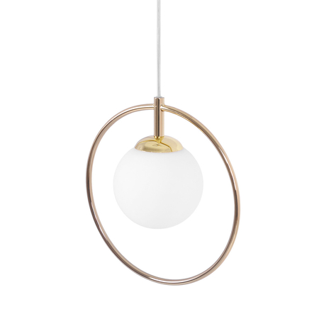 Lampa wisząca Kaja RITUS K-5390 złoty, biały
