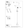 Sollux Lighting Lampa wisząca TAZILA 1 biała [ES111] SL.0987