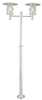 STOCKHOLM 283 HOT-DIP GALVANIZING E27 LED 2X 9W DOUBLE