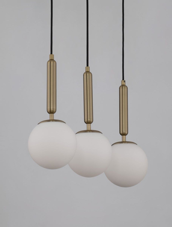 Lampa wisząca Luces Exclusivas AGRO - czarny i złoty LE43225