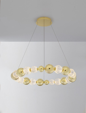 Lampa wisząca Luces Exclusivas PONCE złoty LE42703