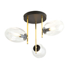Lampa sufitowa ARGO 3 Emibig 1273/3 czarny/złoty
