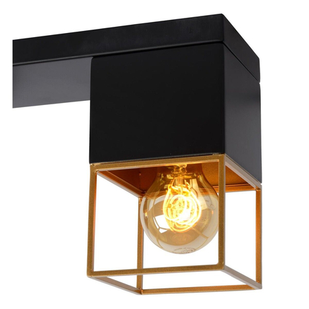 Lampa sufitowa Lucide RIXT 21120/02/30 czarny/złoty