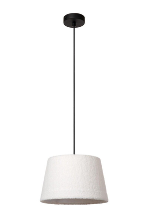 Lampa wisząca Lucide WOOLLY 10416/01/38 czarny/beżowy