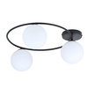 Lampa sufitowa SOPRA 3 Emibig 1257/3 biały/czarny