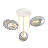 Lampa sufitowa ARGO 3 Emibig 1277/3 biały/złoty