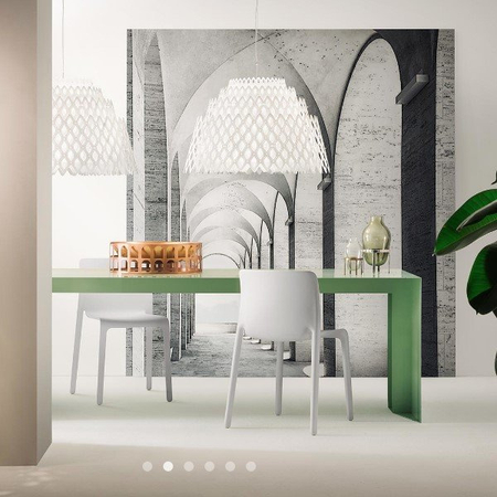 Lampa wisząca Slamp HALF CHARLOTTE - WHITE L CHRSL00WHT01THCE27EU biały