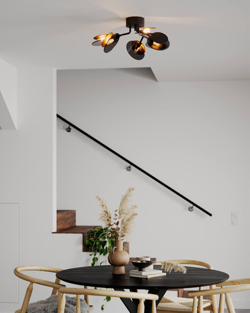 Lampa sufitowa By Rydens Turno 4202090-4002 matowy czarny