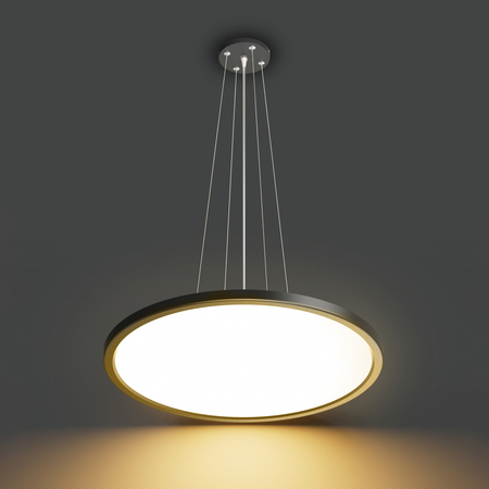 Lampa wisząca Italux Manito PND-72843-480R-36W-BL Czarny