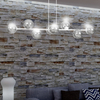 Lampa wisząca ROSSI 8 WH GRAFIT Emibig 878/8 biały/czarny